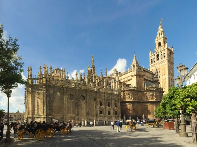 Seville Cathedral &amp; Giralda Tower, Seville, Andalusia, Spain